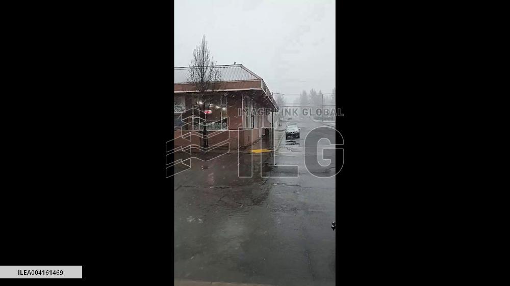 US: March Snow Hits Northern California, Travel Advisory Issued