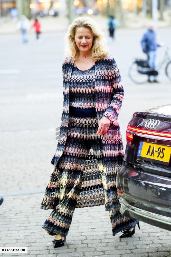 Princess Beatrix and Princess Mabel at the Prince Friso Engineering Award, Den Haag, The Netherlands