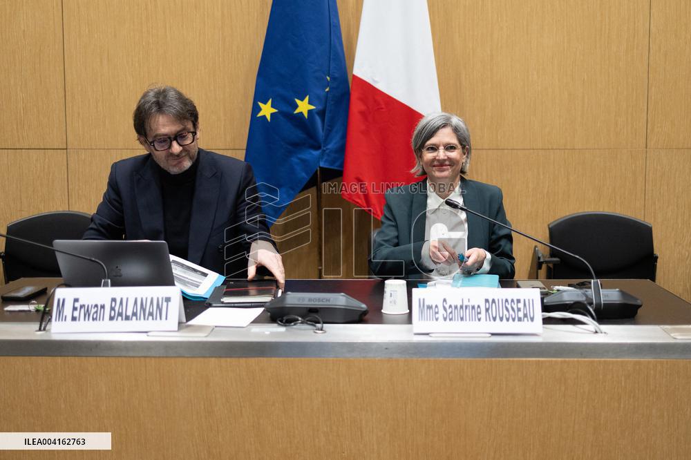 Hearing of Film Producers at the French National Assembly - Paris RL