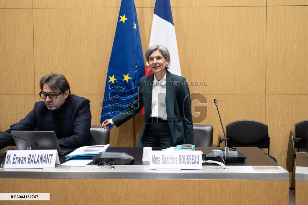 Hearing of Film Producers at the French National Assembly - Paris RL