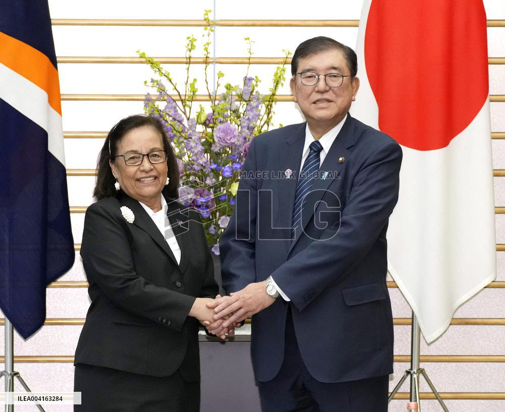 Marshall Islands president in Tokyo