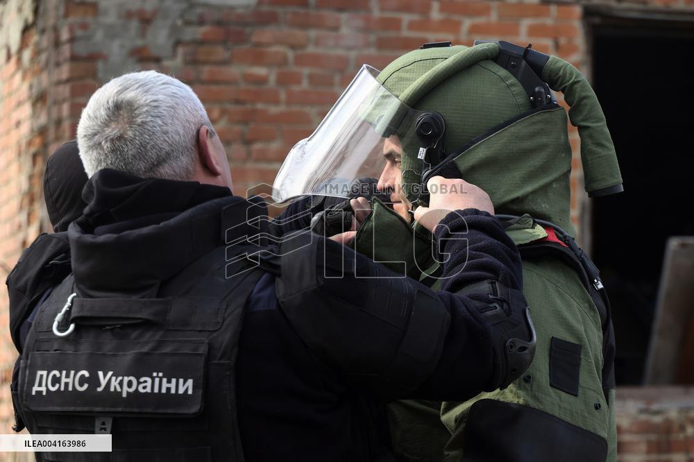 SES pyrotechnics conduct demining in Kharkiv region