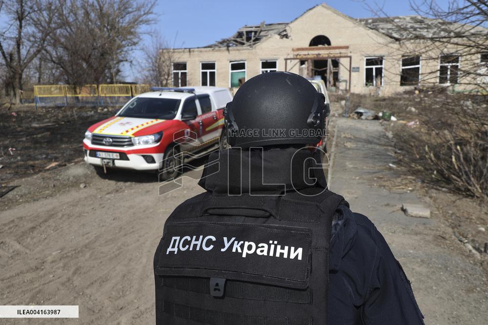 SES pyrotechnics conduct demining in Kharkiv region