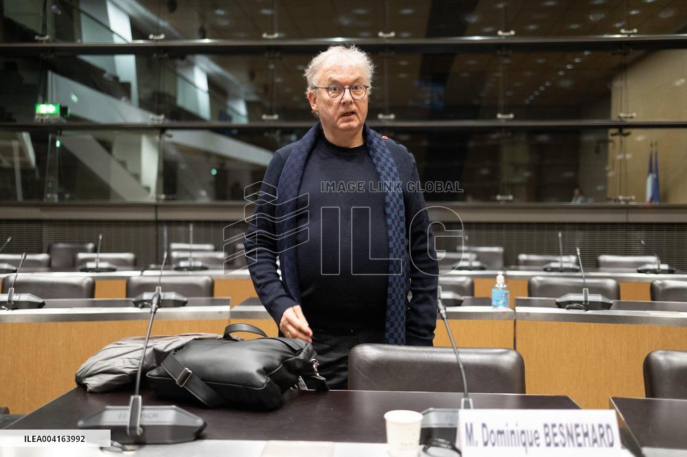 Hearing of Dominique Besnehard at the French National Assembly - Paris RL