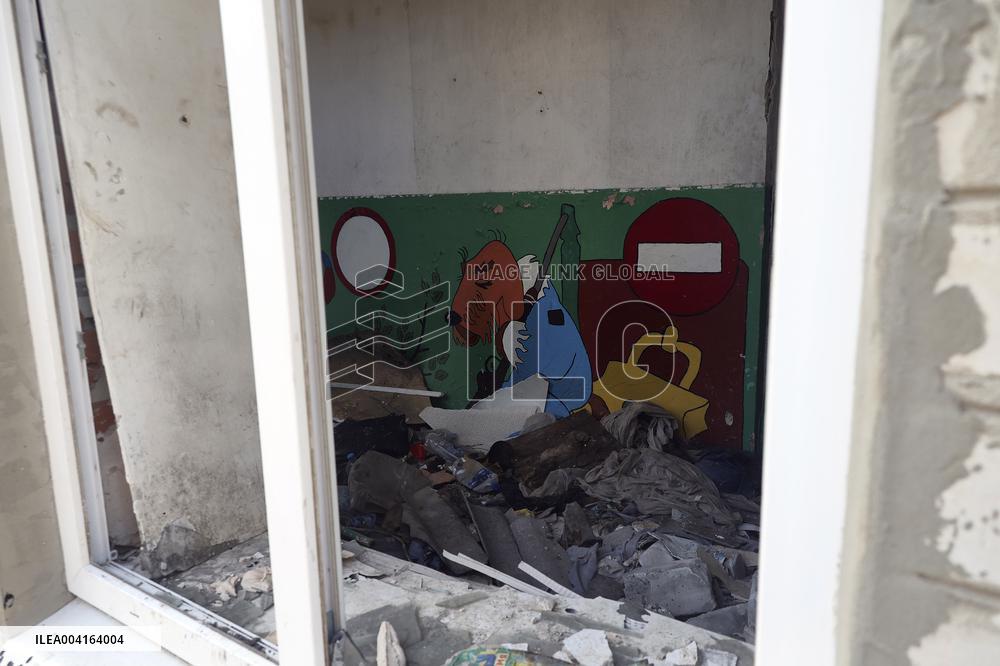 Aftermath of Russian occupation in Mala Komyshuvakha village of Kharkiv region