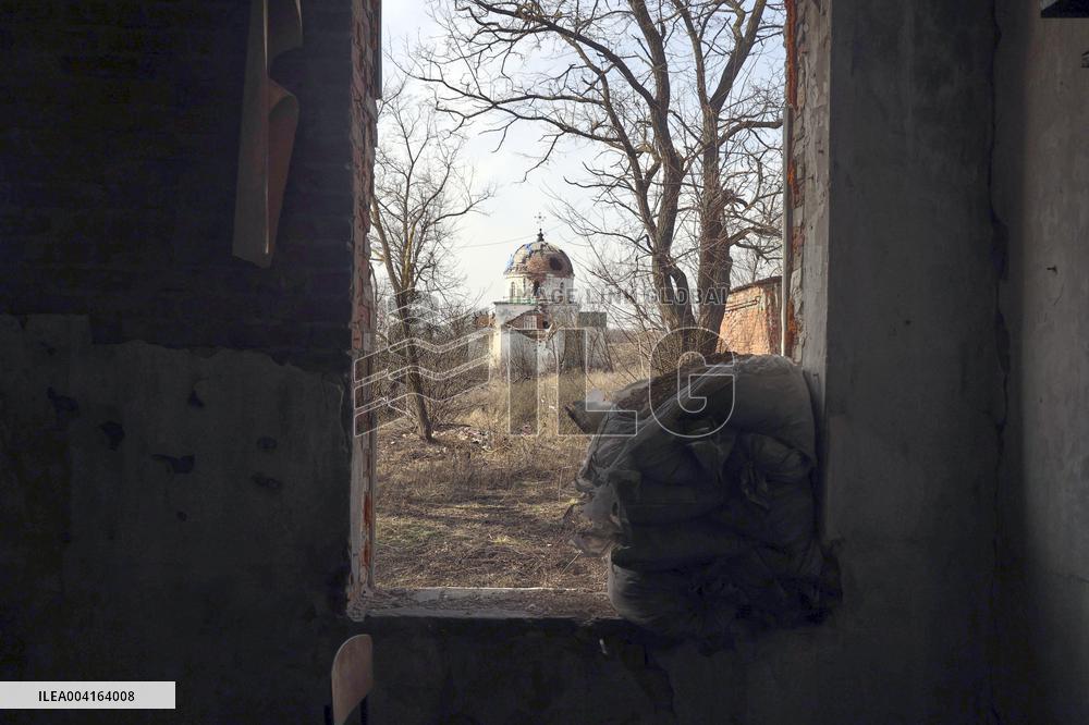 Aftermath of Russian occupation in Mala Komyshuvakha village of Kharkiv region