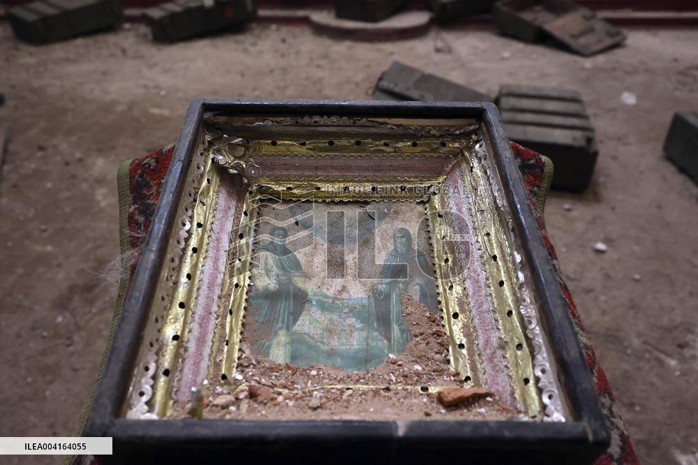 Aftermath of Russian occupation in Mala Komyshuvakha village of Kharkiv region