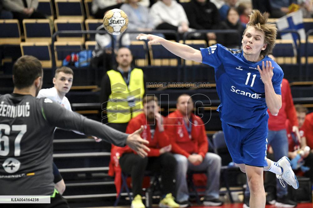 Handball - Men s EHF EURO 2026 Qualifiers - Finland vs Slovakia