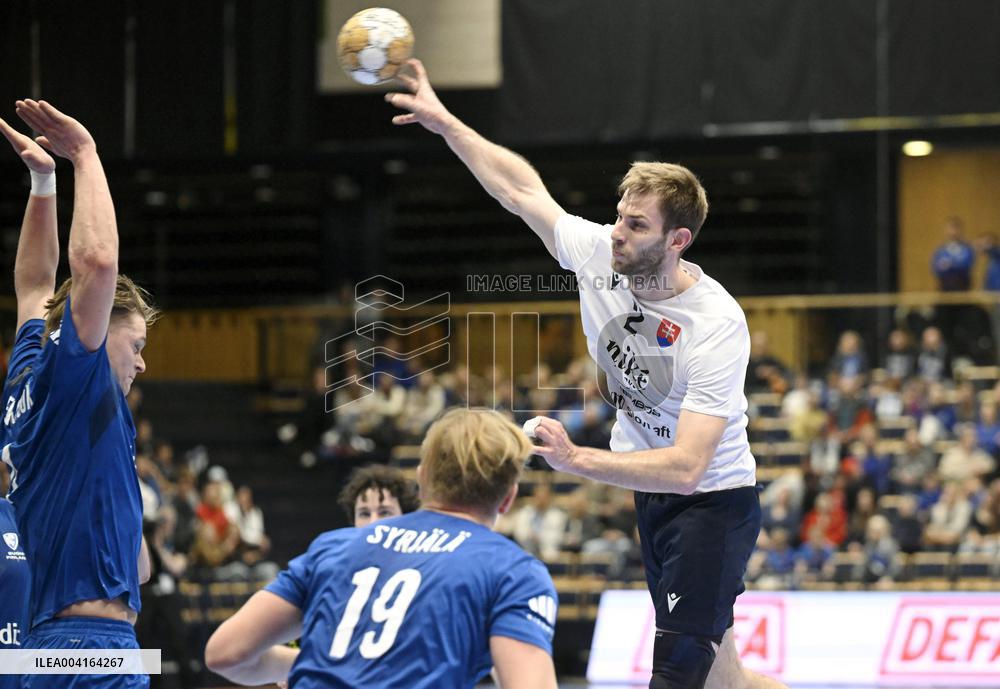 Handball - Men s EHF EURO 2026 Qualifiers - Finland vs Slovakia
