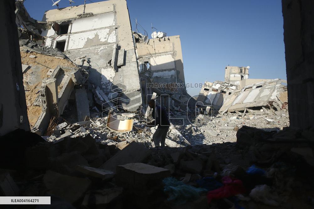 Buildings Destroyed as A Result of Israeli Attacks - Gaza