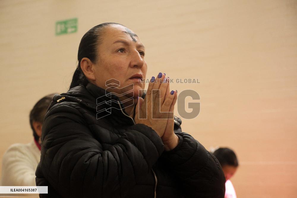 Ash Wednesday in Colombia