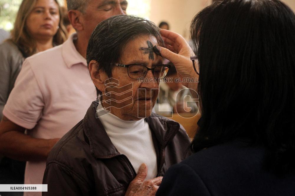 Ash Wednesday in Colombia