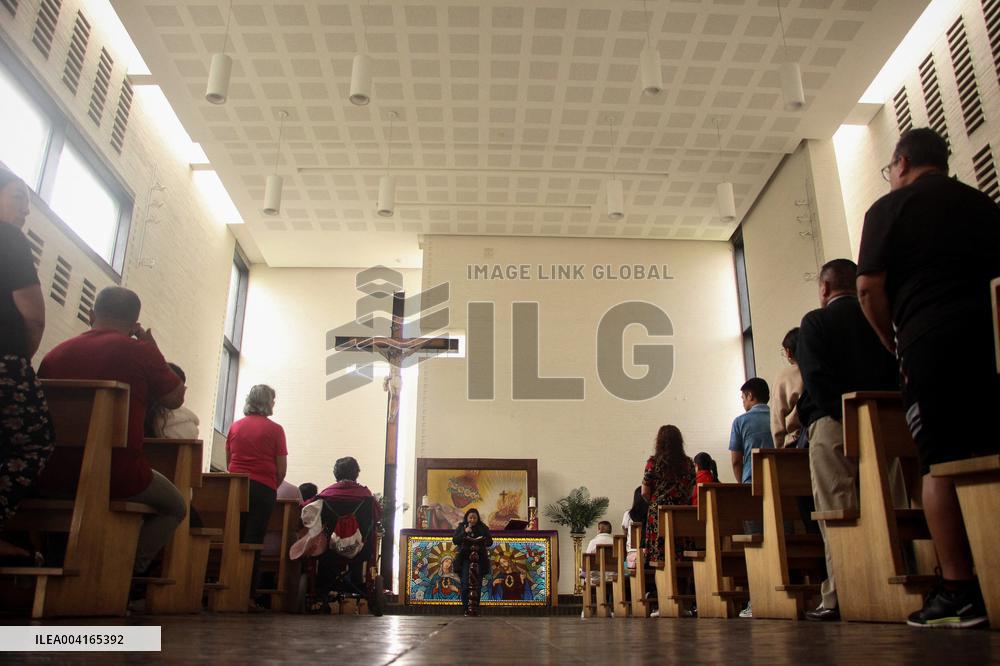 Ash Wednesday in Colombia