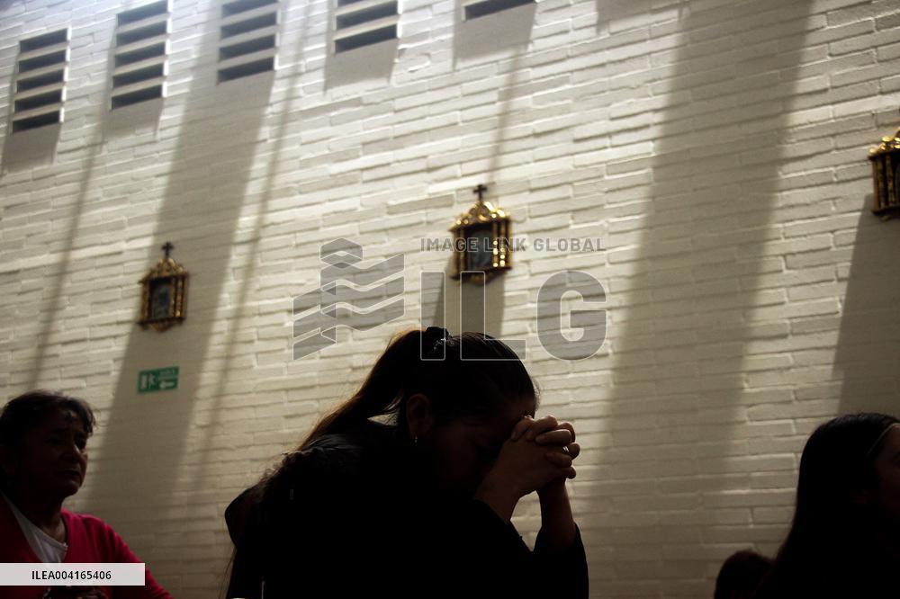 Ash Wednesday in Colombia