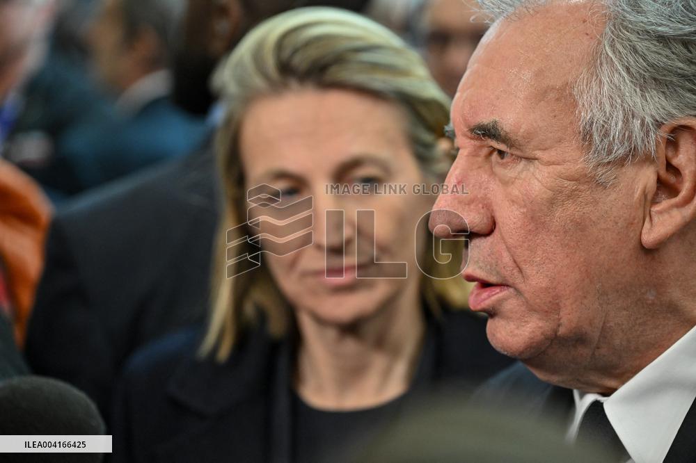 Francois Bayrou Visits Global Industrie Trade Fair - Lyon