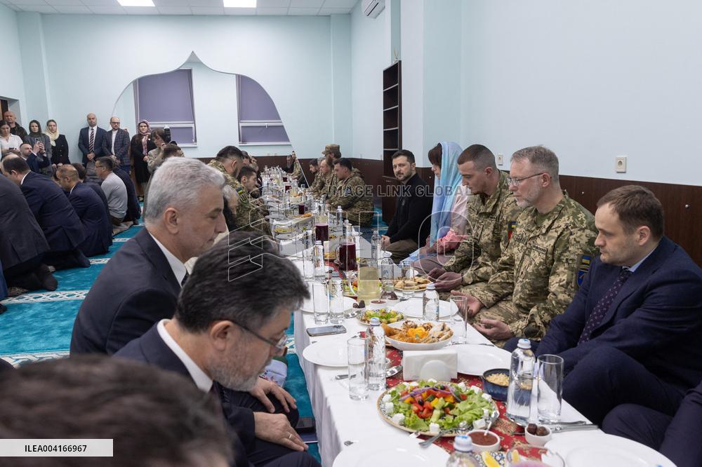President Zelensky Takes Part in Iftar - Kyiv