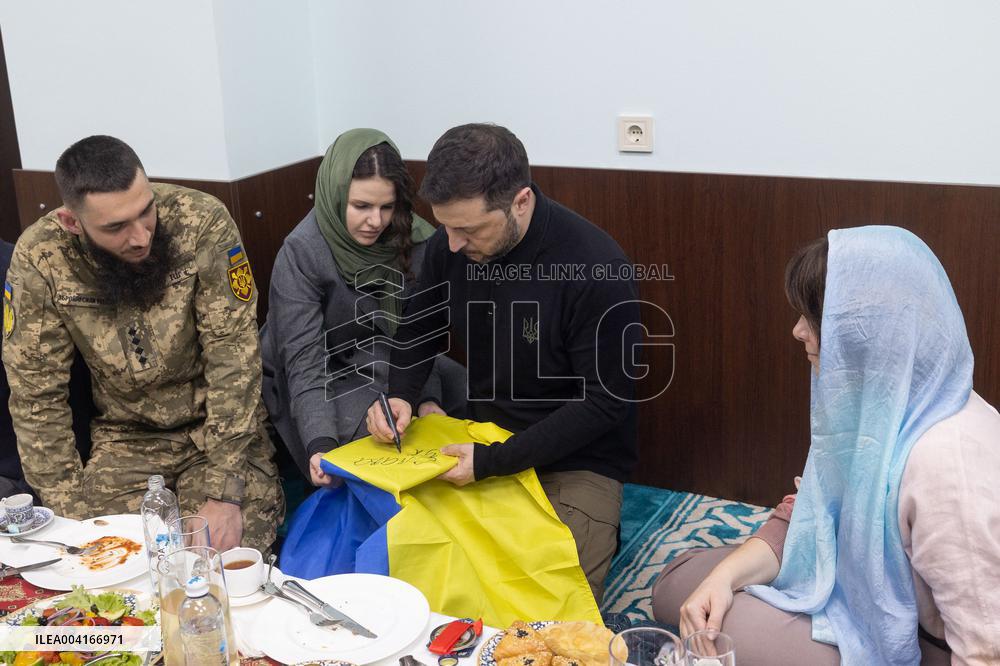 President Zelensky Takes Part in Iftar - Kyiv