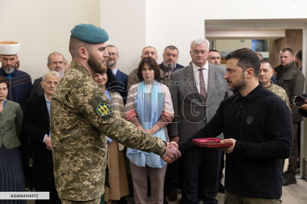 President Zelensky Takes Part in Iftar - Kyiv