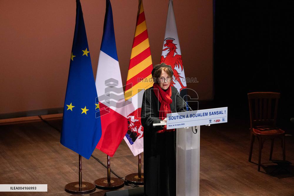 Rally In Support Of Boualem Sansal - Nice