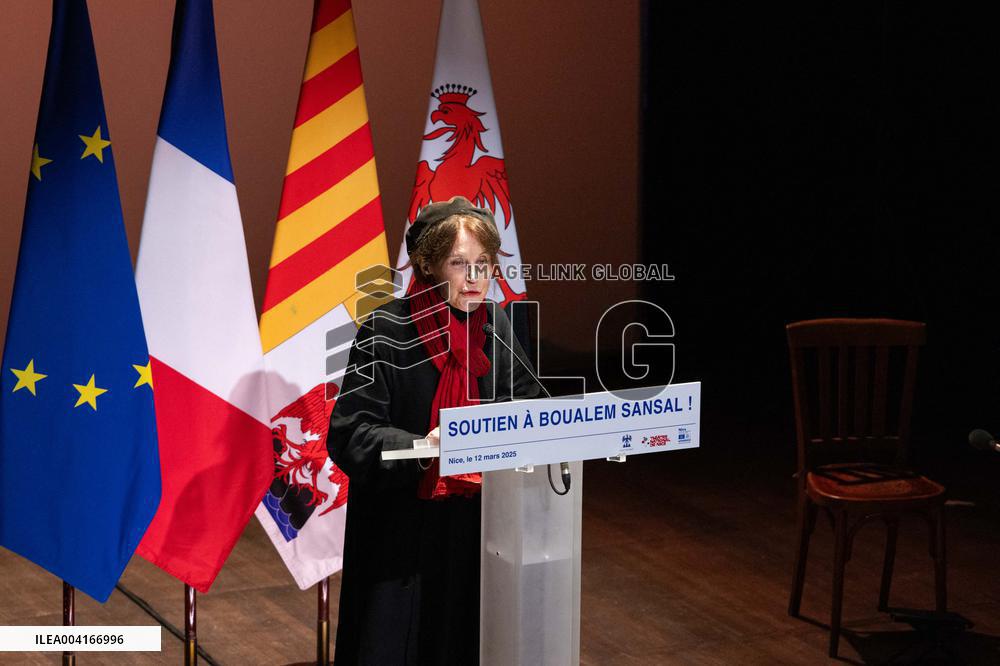 Rally In Support Of Boualem Sansal - Nice