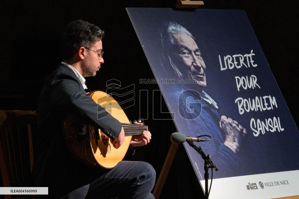 Rally In Support Of Boualem Sansal - Nice