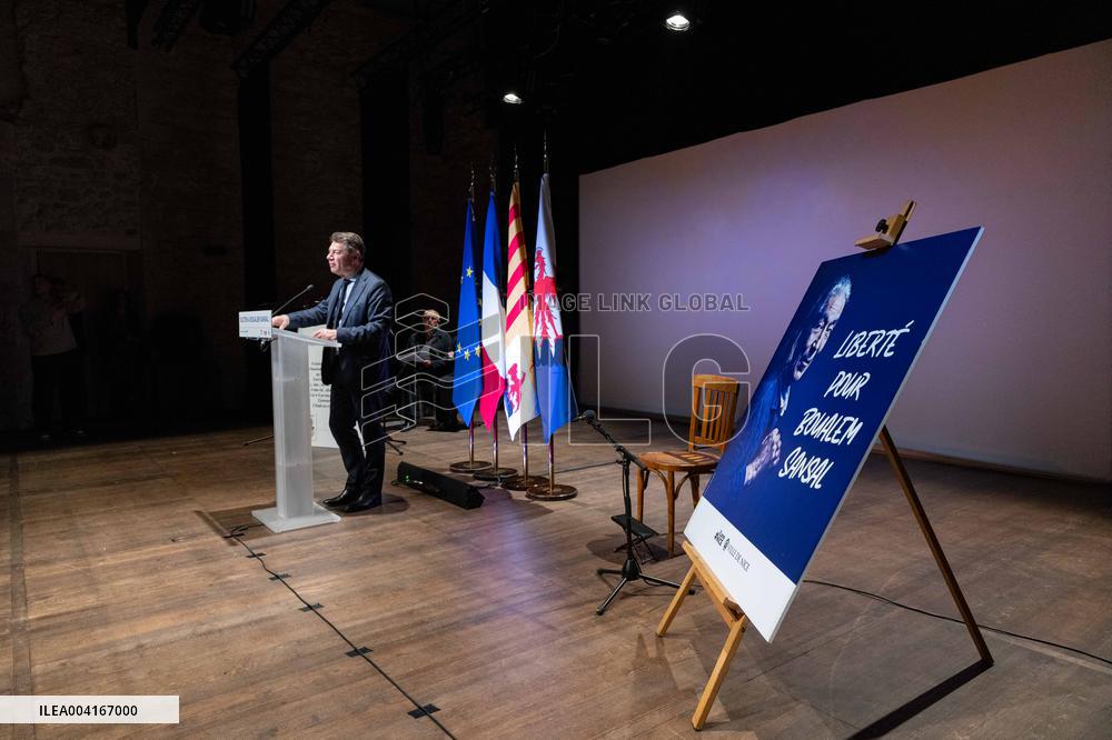 Rally In Support Of Boualem Sansal - Nice