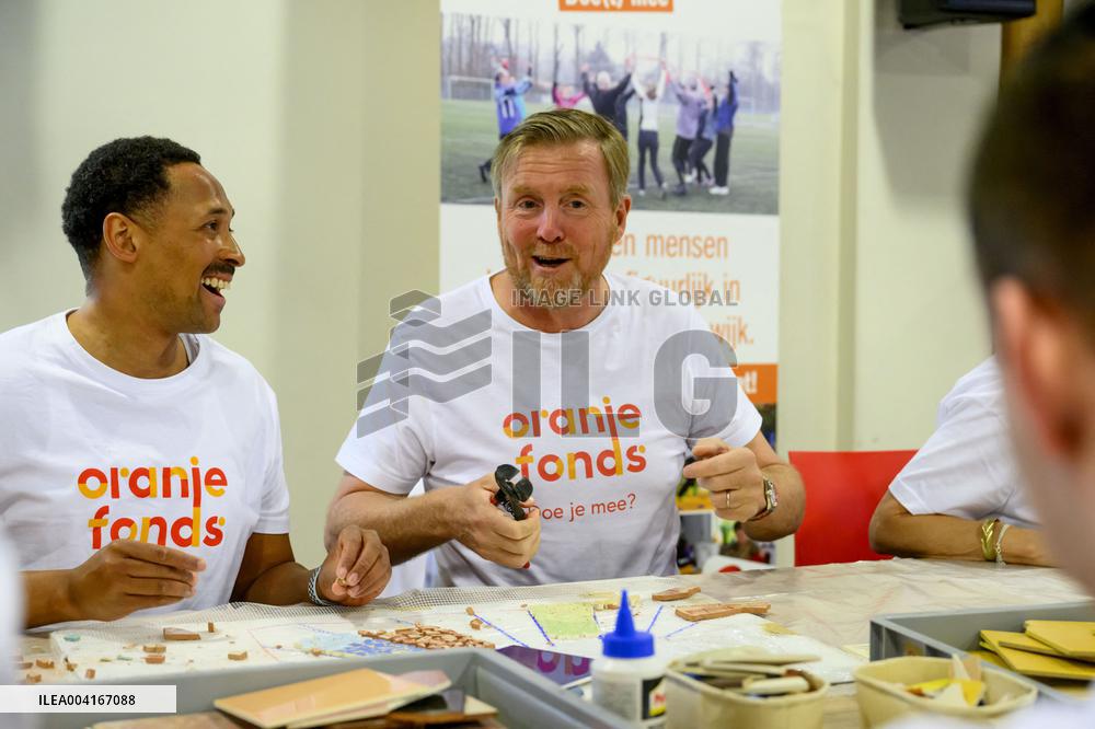 King Willem Alexander And Queen Maxima Participate In NLdoet - Netherlands