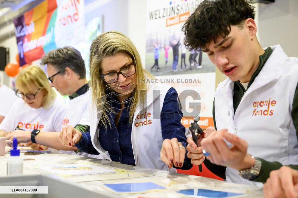 King Willem Alexander And Queen Maxima Participate In NLdoet - Netherlands