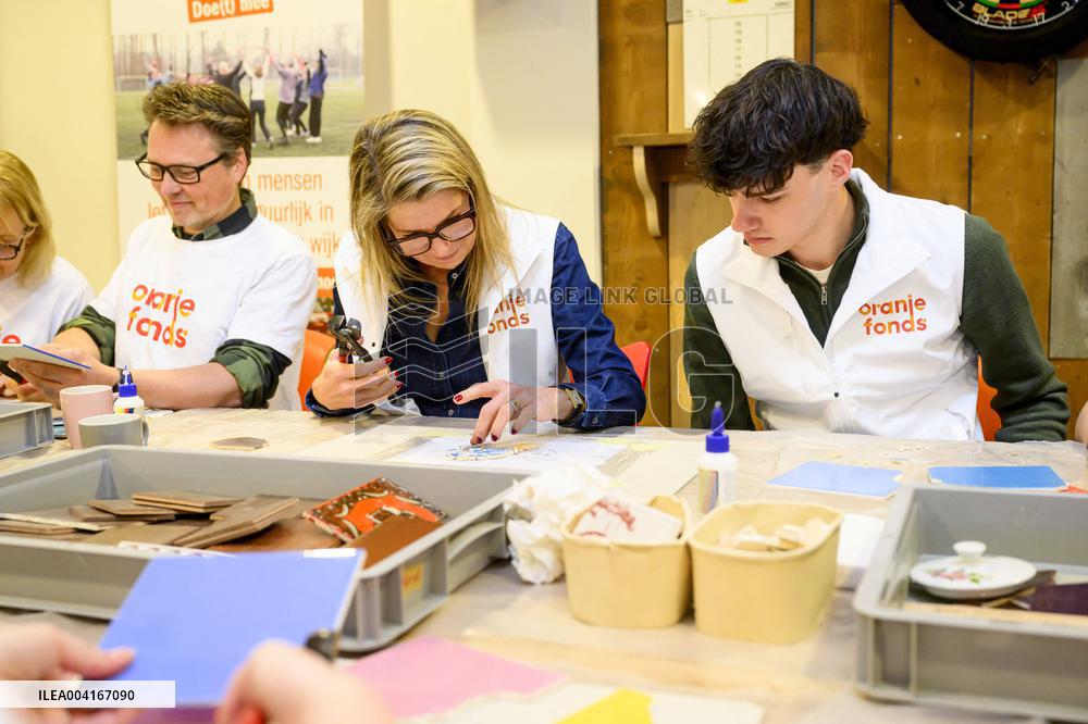 King Willem Alexander And Queen Maxima Participate In NLdoet - Netherlands