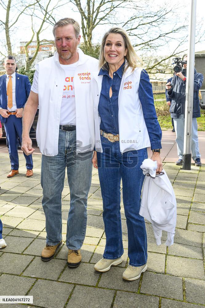 King Willem Alexander And Queen Maxima Participate In NLdoet - Netherlands