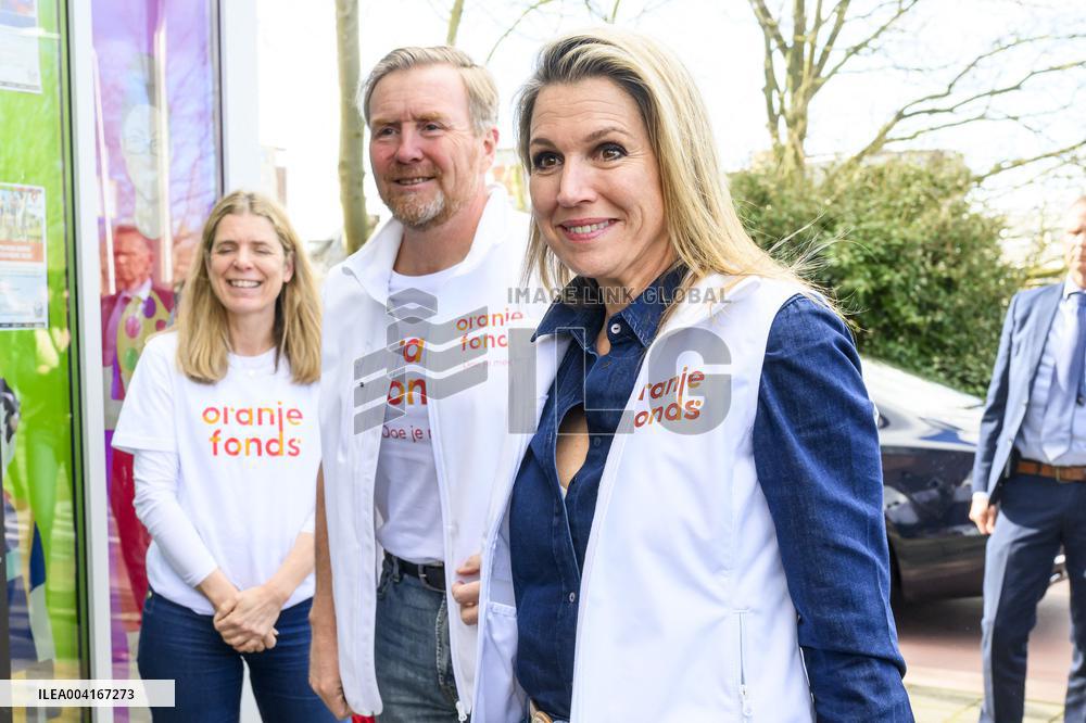 King Willem Alexander And Queen Maxima Participate In NLdoet - Netherlands