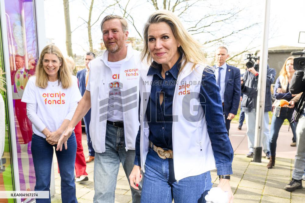 King Willem Alexander And Queen Maxima Participate In NLdoet - Netherlands