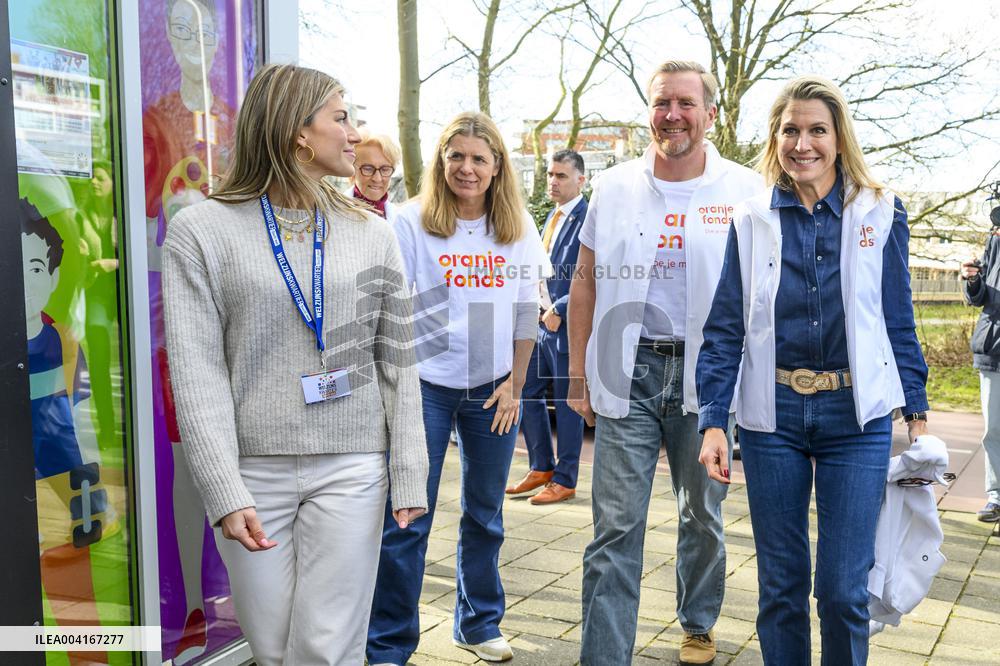 King Willem Alexander And Queen Maxima Participate In NLdoet - Netherlands