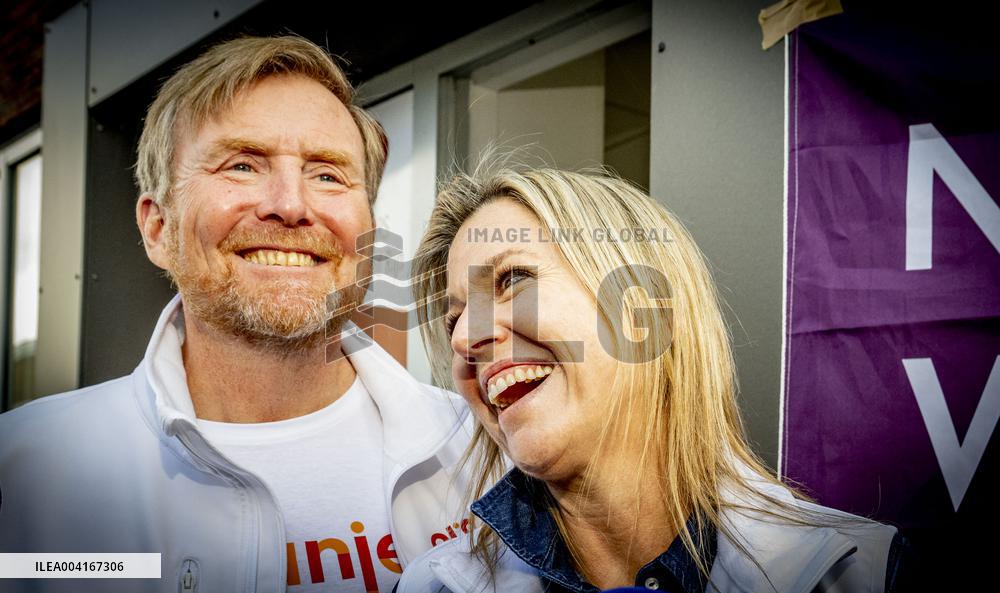 King Willem Alexander And Queen Maxima Participate In NLdoet - Netherlands