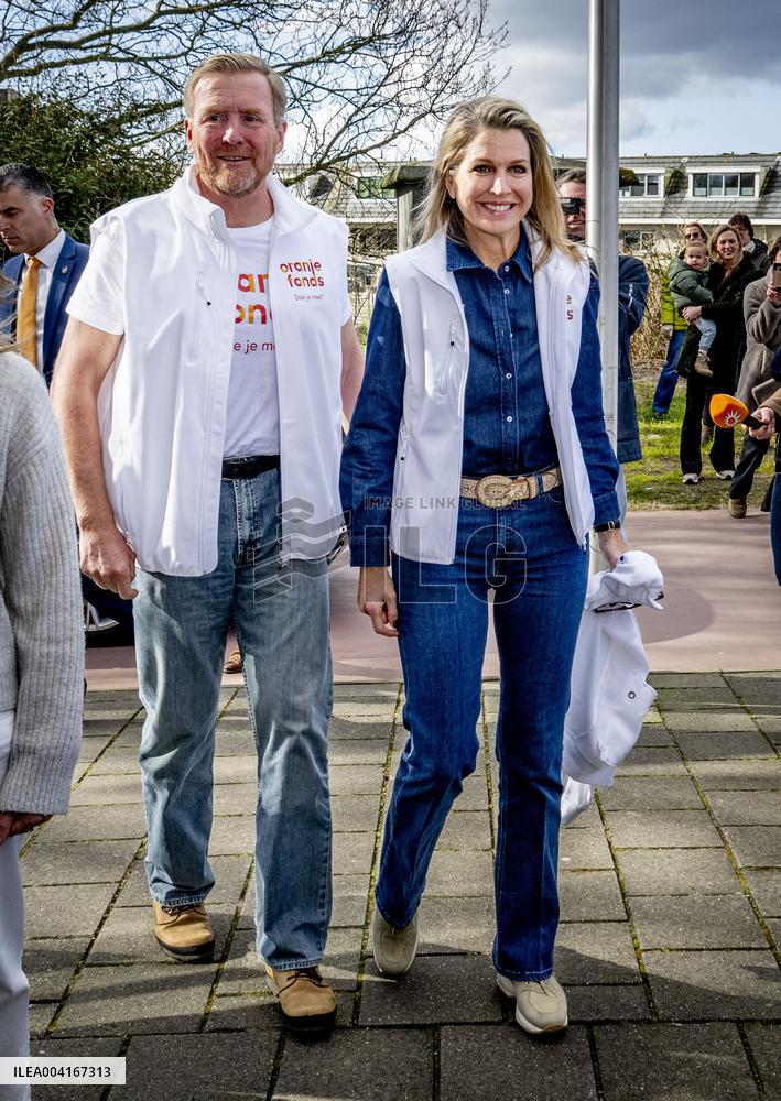 King Willem Alexander And Queen Maxima Participate In NLdoet - Netherlands