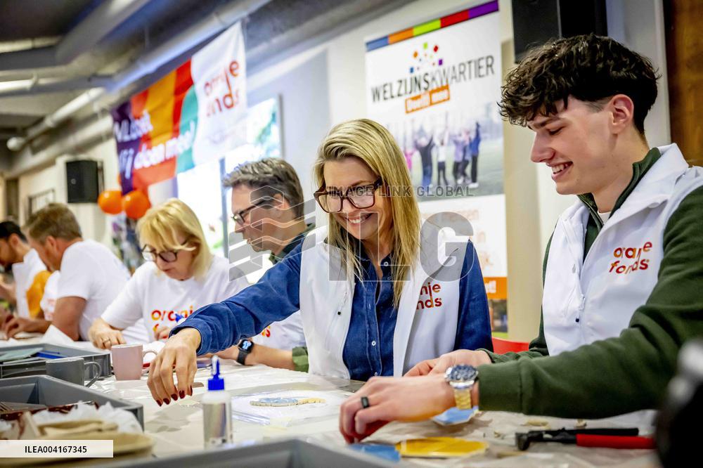 King Willem Alexander And Queen Maxima Participate In NLdoet - Netherlands