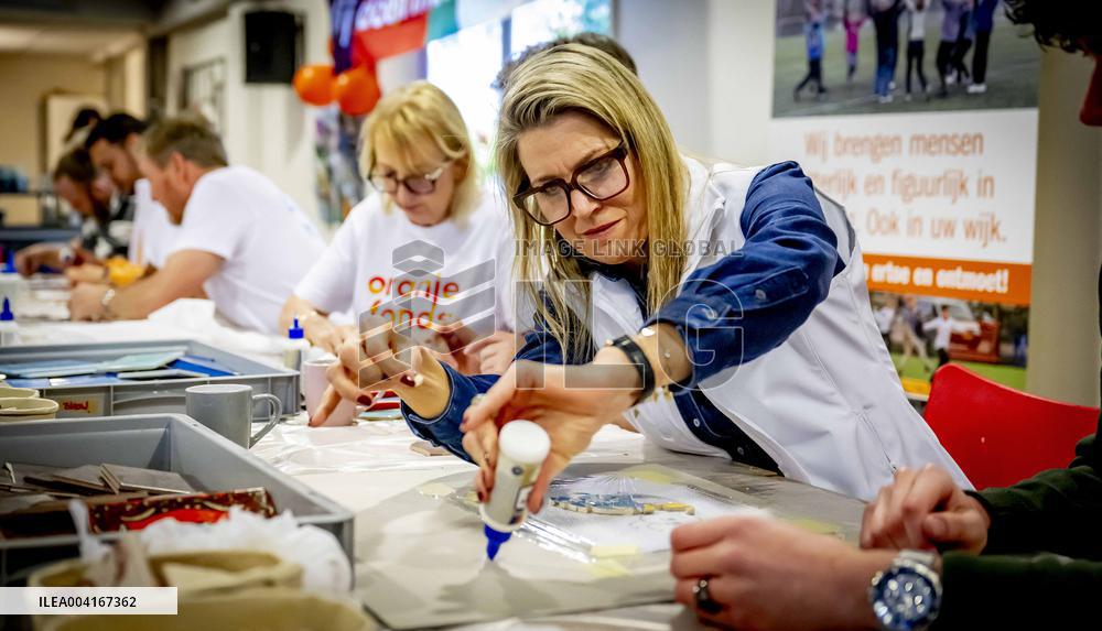 King Willem Alexander And Queen Maxima Participate In NLdoet - Netherlands
