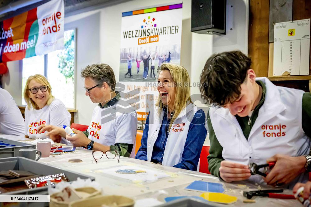 King Willem Alexander And Queen Maxima Participate In NLdoet - Netherlands