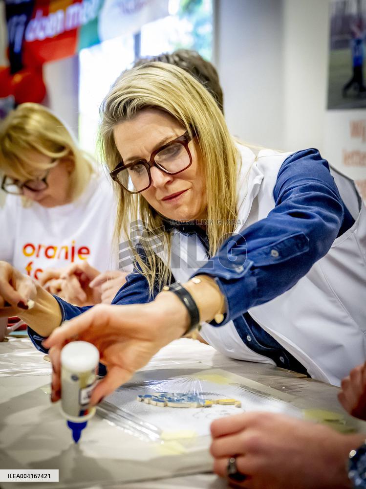 King Willem Alexander And Queen Maxima Participate In NLdoet - Netherlands