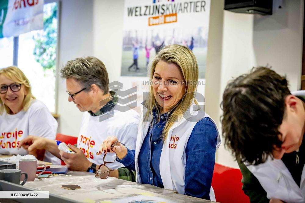 King Willem Alexander And Queen Maxima Participate In NLdoet - Netherlands