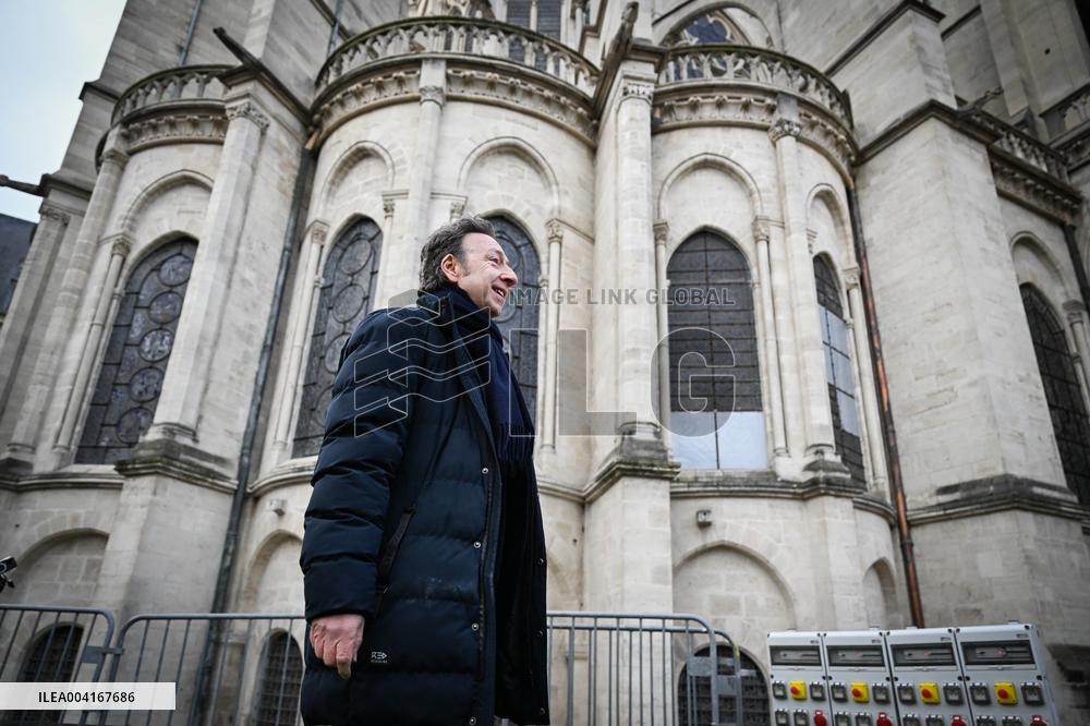 Rachida Dati Visits Saint-Denis Basilica - Saint-Denis