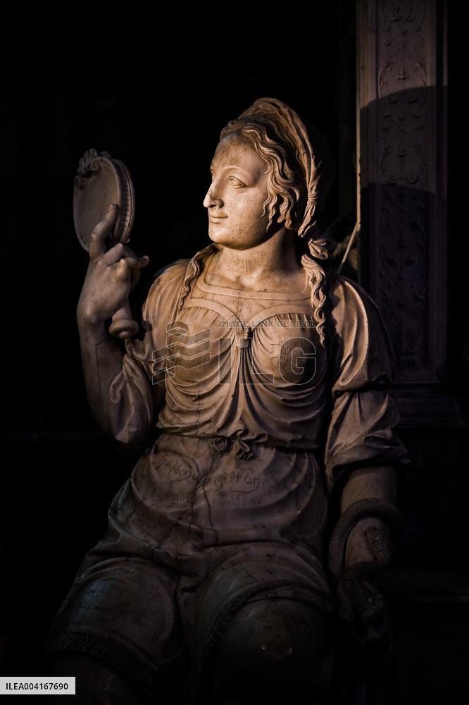 Rachida Dati Visits Saint-Denis Basilica - Saint-Denis