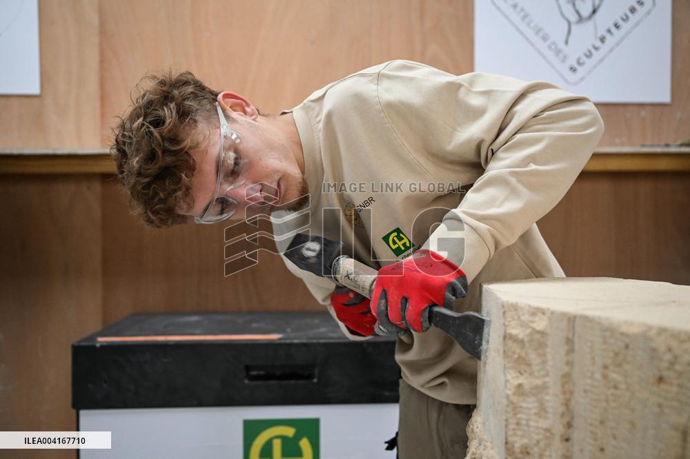 Rachida Dati Visits Saint-Denis Basilica - Saint-Denis