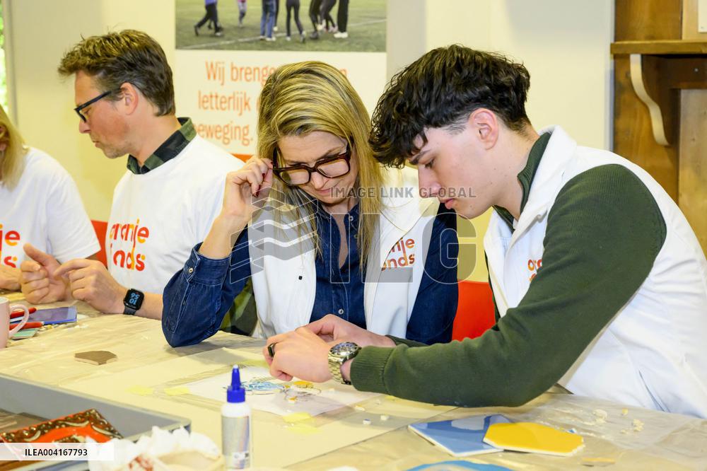 Dutch Royals Participate In NLdoet - Netherlands