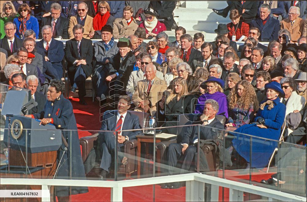 Bill Clinton Inaugurated as the 42nd President of the United States