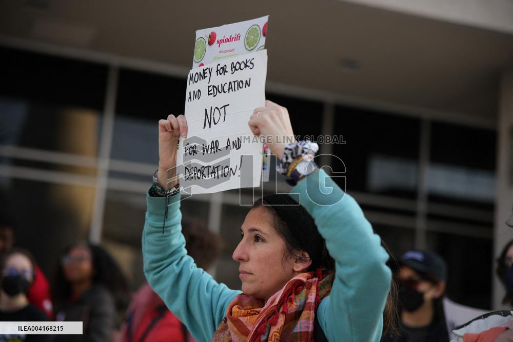Protest Outside US Department Of Education - Washington