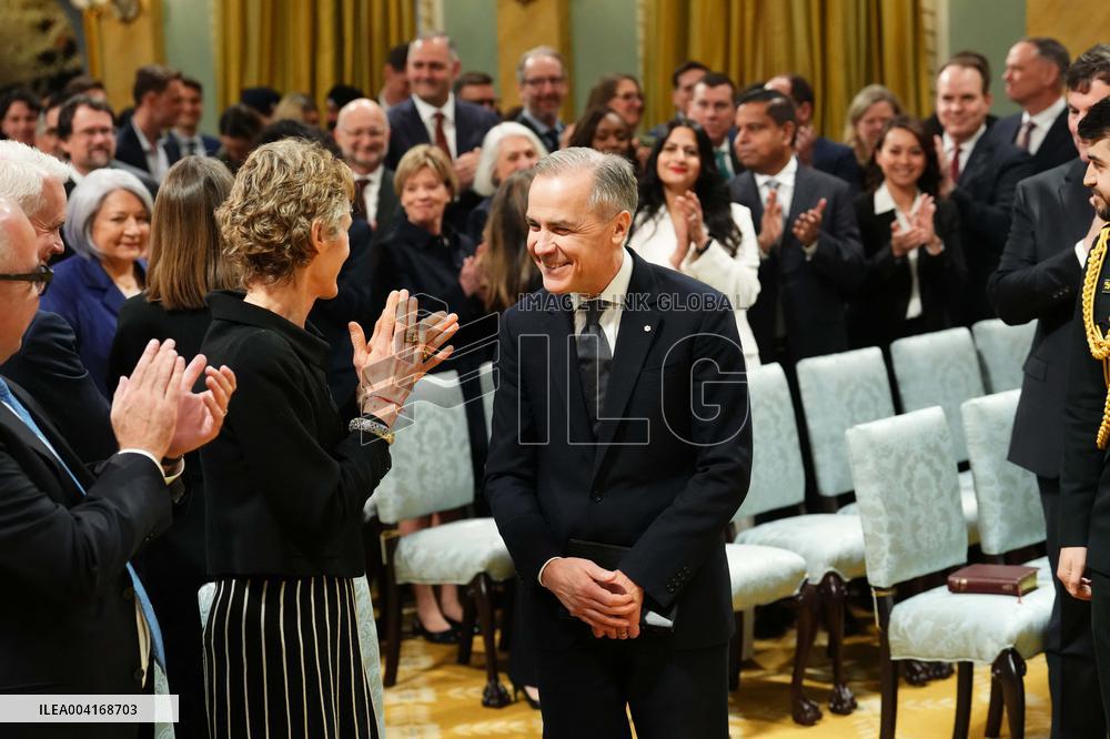 New Canadian PM Mark Carney Arrives For Swearing In Ceremony - Ottawa