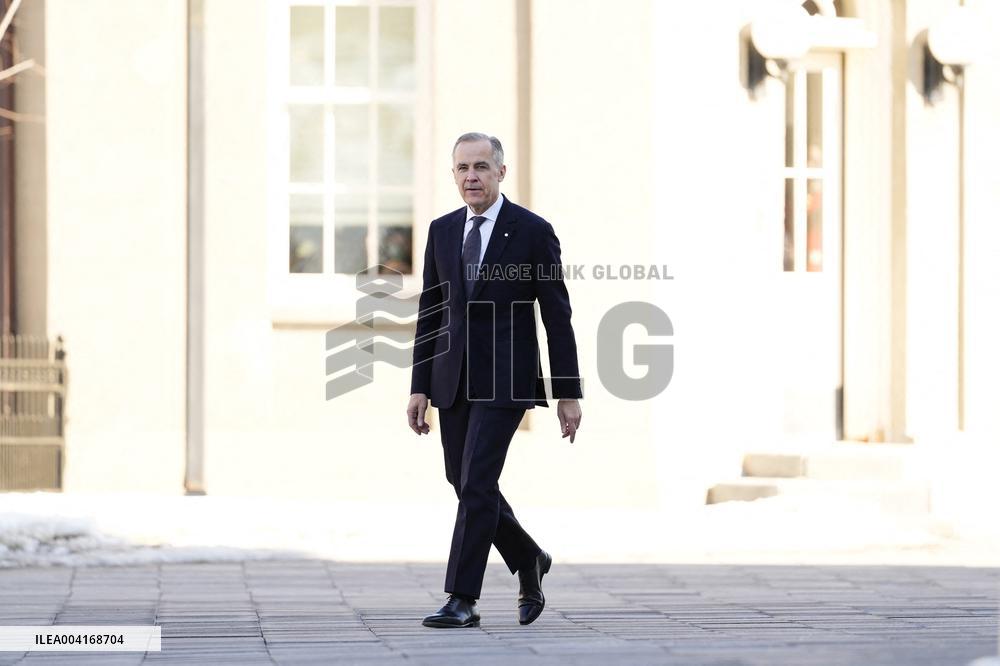 New Canadian PM Mark Carney Arrives For Swearing In Ceremony - Ottawa
