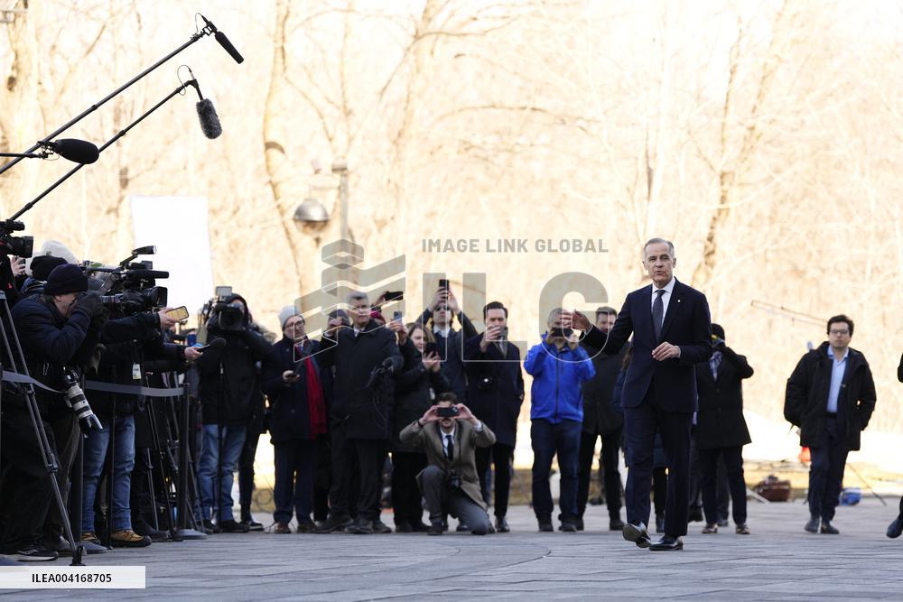 New Canadian PM Mark Carney Arrives For Swearing In Ceremony - Ottawa