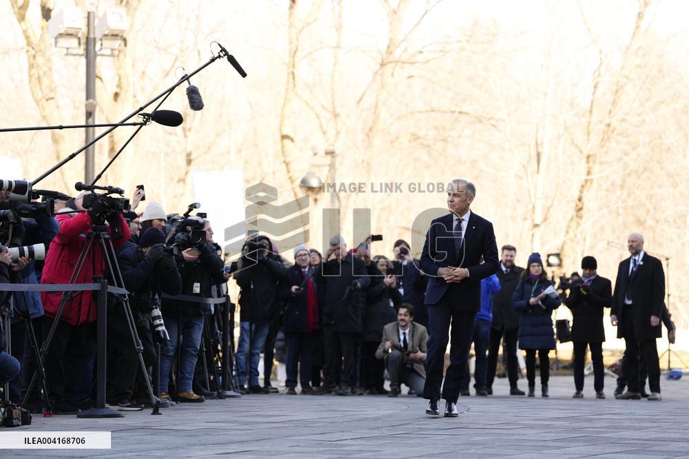 New Canadian PM Mark Carney Arrives For Swearing In Ceremony - Ottawa